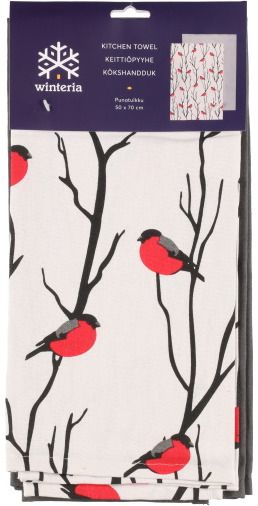 Virtuvės rankšluostis WINTERIA BIRD, 50x70 cm, 2 vnt.