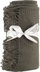 Pledas WAFFLE DARK GREY, 127x152 cm