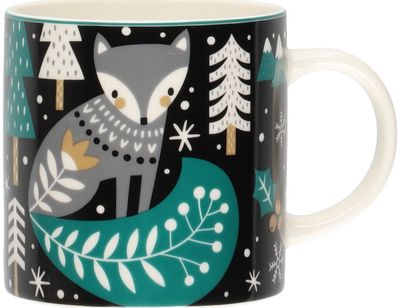 Puodelis SAGA FOX GREEN, 400 ml, 2 vnt.