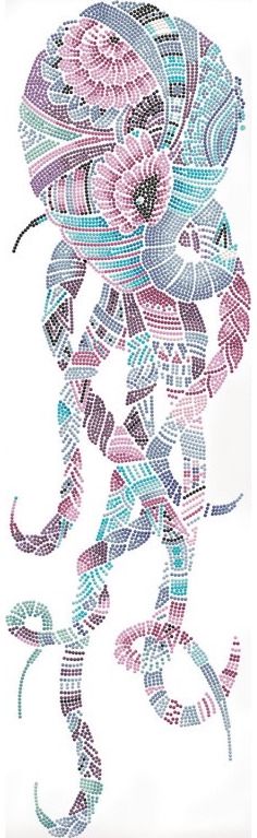 Deimantinė mozaika OCTOPUS DANCE 75x27