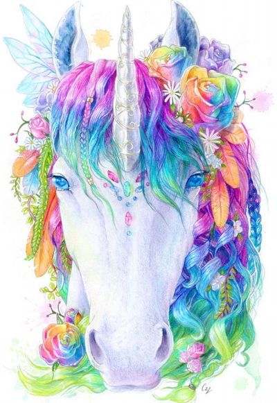 Deimantinė mozaika MYSTIC UNICORN 41x51