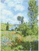 Deimantinė mozaika VIEW OF VETHEUIL (apres Claude Monet) 66x50