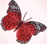 Deimantinė mozaika WHISPER RED 23x23