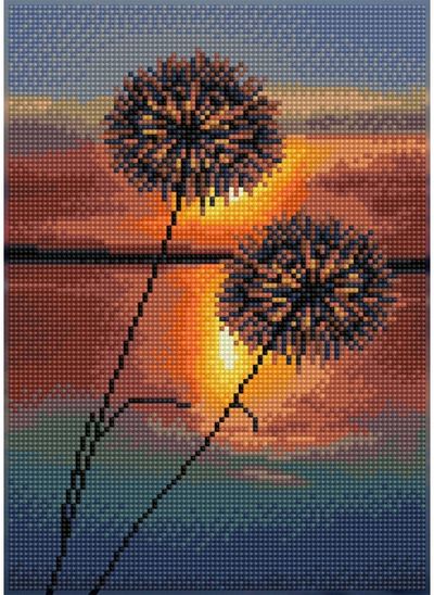 Deimantinė mozaika EVENING LAKE 35x25