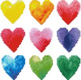 Deimantinė mozaika LOVE RAINBOW 23 x 23