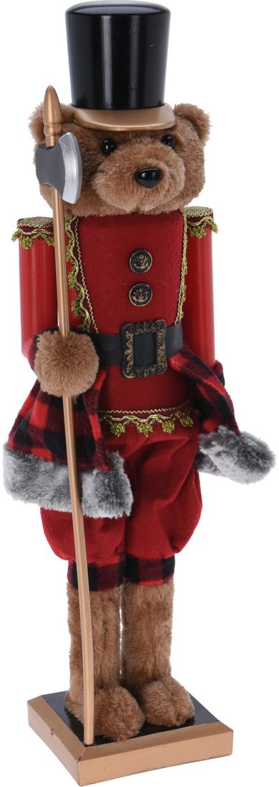 Kalėdinė dekoracija NUTCRACKER BEAR STANDING, 60 cm