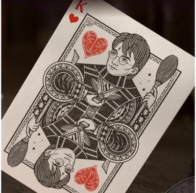 Žaidimo kortos HARRY POTTER DECK - RED (GRYFFINDOR)