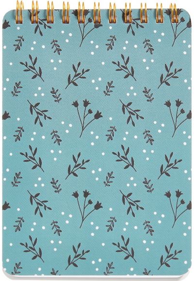 Bloknotas MR SPIRAL, Blue Floral