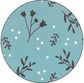 Bloknotas MR SPIRAL, Blue Floral