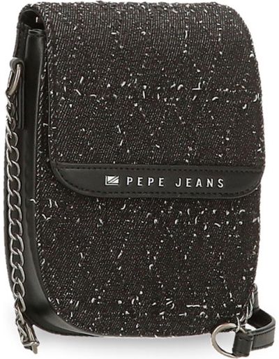 Rankinė su dirželiu Pepe Jeans DAILA, Black