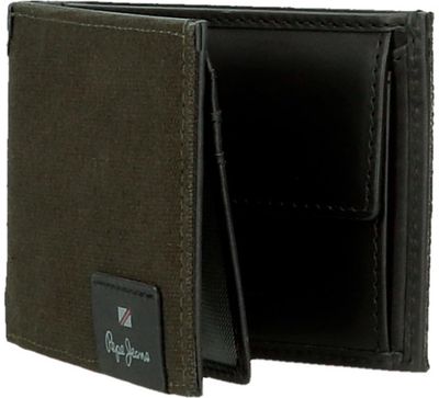 Vyriška piniginė Pepe Jeans HILLTOP, natūrali oda, Dark Green