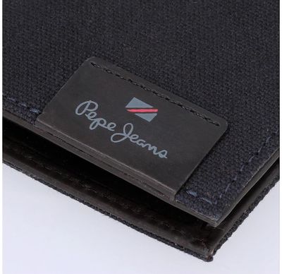 Vyriška piniginė Pepe Jeans HILLTOP, natūrali oda, Navy