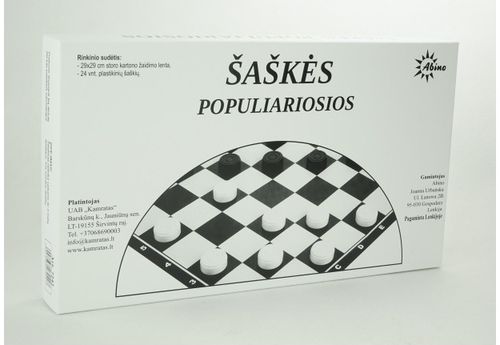 Stalo žaidimas šaškės dovanos nuotrauka