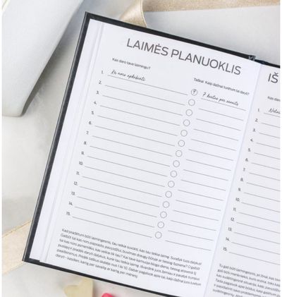 Laimės kalendorius darbo knyga 2023 FUTURE SELF