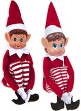 Kalėdų elfų rinkinys 2 elfai kartoninėje dėžutėje