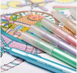 Flomasteriai COLORINO PASTEL Glitter, 6 spalvos