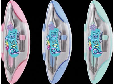 Skriestuvas COLORINO PASTEL, 2 dalių, įv.spalvų