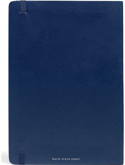 Užrašinė Soft Karst NAVY, A5, akmens popierius, 144 psl., linijomis
