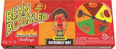 Saldainiai JELLY BELLY Bean Boozled Flaming Five Spinner Box, 100 g