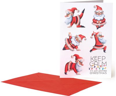 Atvirukas SANTA CLAUS, 11x17 cm