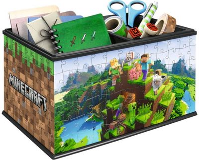 Dėlionė RAVENSBURGER 3D Puzzle Minecraft dėžutė