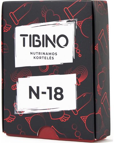 Nutrinamų kortelių rinkinys TIBINO N-18
