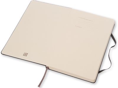 Užrašinė Moleskine HARD CLASSIC, 13x21 cm, 240 psl., taškeliais, Black