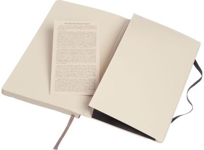 Užrašinė Moleskine SOFT CLASSIC, 13x21 cm, 192 psl., taškeliais, Black