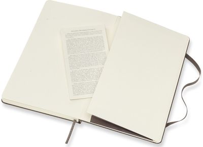 Užrašinė Moleskine HARD CLASSIC, 13x21 cm, 240 psl., linijomis, Brown