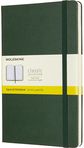 Užrašinė Moleskine HARD CLASSIC, 13x21 cm, 240 psl., langeliais, Myrtle Green