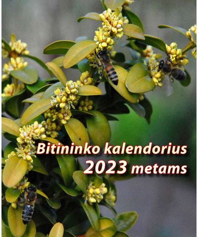 Bitininko kalendorius 2023 metams