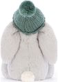 Pliušinis žaislas zuikis BASHFUL Toasty Bunny Silver (mažas su kepure)