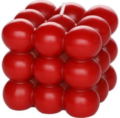 Žvakė CUBE RED, 9,8 cm