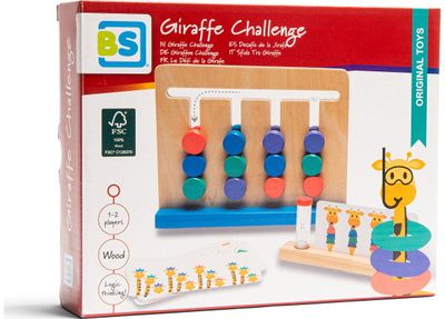 Lavinamasis žaidimas - galvosūkis BS TOYS žirafos iššūkis