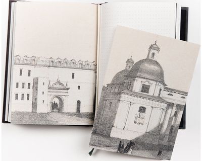 Užrašinė SLAPTA MEILĖ: ROMANTIŠKAS VILNIAUS MIESTO ATODŪSIS, taškeliais