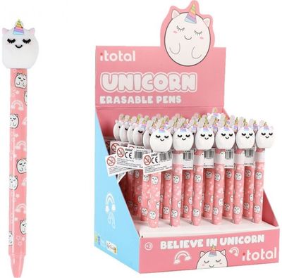 Ištrinamas rašiklis I-Total UNICORN, mėlynas