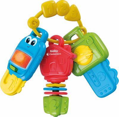 Kūdikio žaislas BABY CLEMENTONI kūdikio rakteliai (baterijos pridėtos)