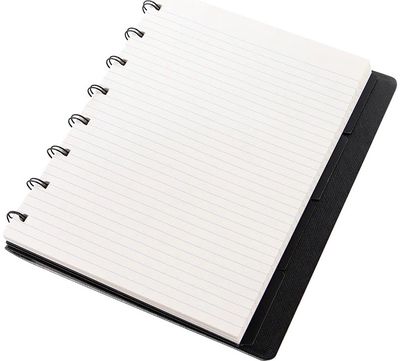 Užrašinė FILOFAX Saffiano Metallic, A5, keičiami lapai, Rose Gold