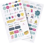 Priedai FILOFAX užrašinėms: lipdukai, Everyday Study&Work