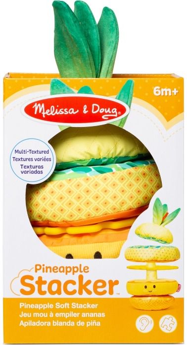 Lavinamasis kūdikio žaislas MELISSA&DOUG Pineapple Soft Stacker