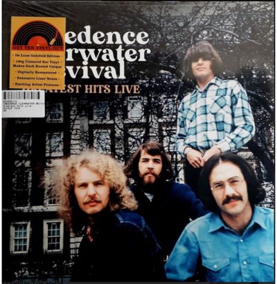 Vinilinė plokštelė CREEDENCE CLEARWATER REVIVAL: Greatest Hits Live LP