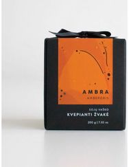 Kvepianti sojų vaško žvakė ODORO MOOD AMBRA