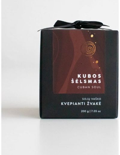 Kvepianti sojų vaško žvakė ODORO MOOD KUBOS ŠĖLSMAS