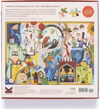 Dėlionė LAURENCE KING Alice's Wonderland 1000 det.