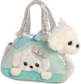 Pliušinis žaislas rankinėje AURORA FANCY PALS Pudeliukė princesė, 20 cm