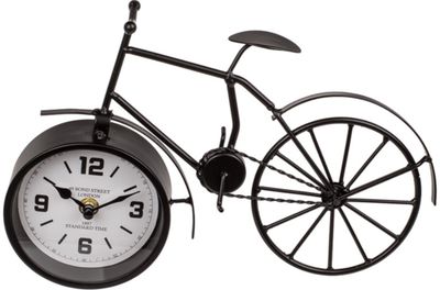 Stalinis laikrodis BLACK METAL BIKE, 31,5x6x20 cm