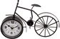 Stalinis laikrodis BLACK METAL BIKE, 31,5x6x20 cm