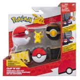 Pokemonų diržas Pikachu with Luxury Ball & Poke Ball Clip 'N' Go Poke Ball Belt Set