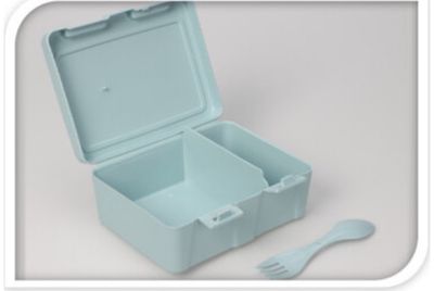 Pietų dėžutė SAFARI ANIMALS su skyreliais ir šakute, įv.rūšys, 18x13,5x7,5 cm