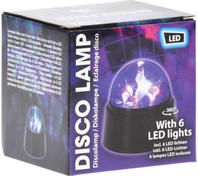 Lempa DISCO su LED, 9x10 cm